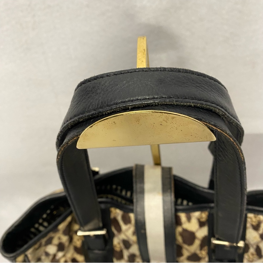 L.A.M.B. by Gwen Stefani Grantham Tote Leopard Print Luxury Designer Bag - Picture 4 of 14